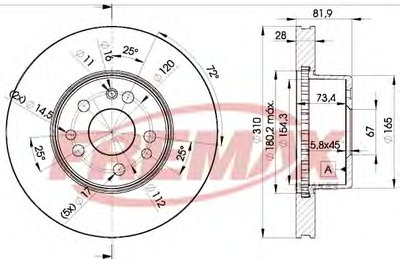 Тормозной диск Premium Carbon + FREMAX купить