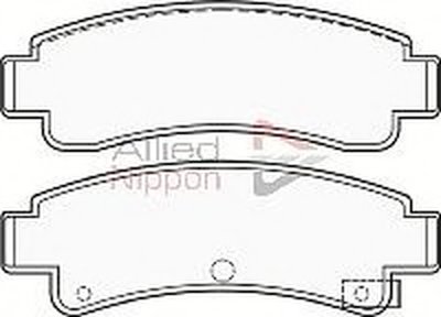 Комплект тормозных колодок, дисковый тормоз ANL Braking COMLINE купить