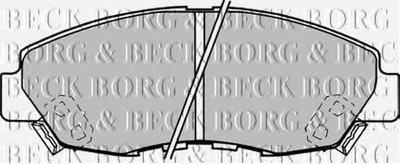 Комплект тормозных колодок, дисковый тормоз BORG & BECK купить