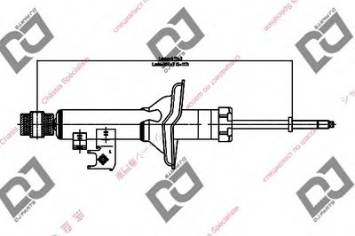 Амортизатор DJ PARTS купить