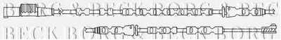 Сигнализатор, износ тормозных колодок BORG & BECK купить