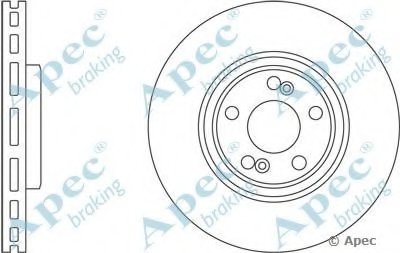 Тормозной диск APEC braking купить