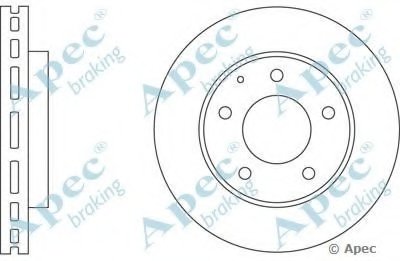 Тормозной диск APEC braking купить