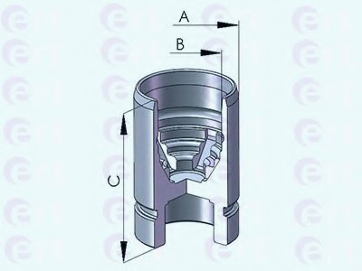 Поршень, корпус скобы тормоза ERT купить
