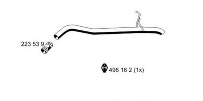 Труба выхлопного газа ERNST купить