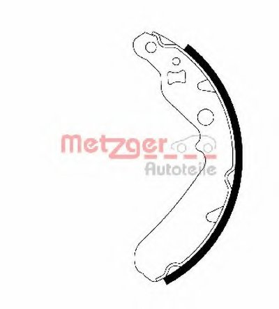 Комплект тормозных колодок METZGER купить