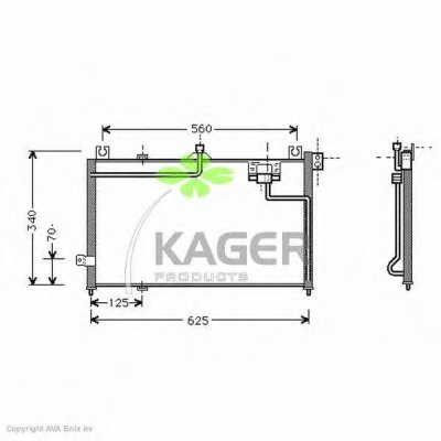 Конденсатор, кондиционер KAGER купить