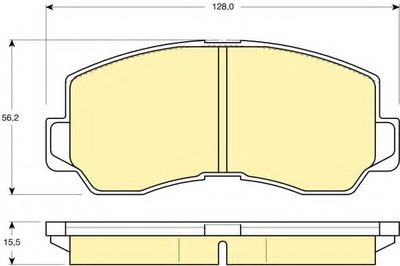 Комплект тормозных колодок, дисковый тормоз GIRLING купить