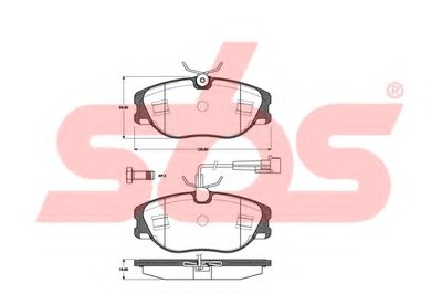 Комплект тормозных колодок, дисковый тормоз sbs купить