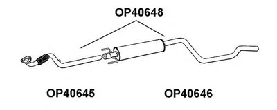 Средний глушитель выхлопных газов VENEPORTE купить