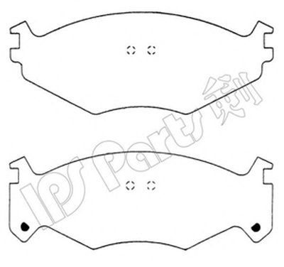 Комплект тормозных колодок, дисковый тормоз IPS Parts IPS Parts купить