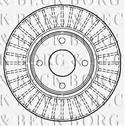 Тормозной диск BORG & BECK купить