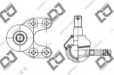 Шаровой шарнир DJ PARTS купить