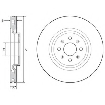 Тормозной диск DELPHI купить