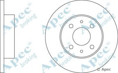 Тормозной диск APEC braking купить