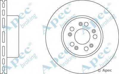 Тормозной диск APEC braking купить