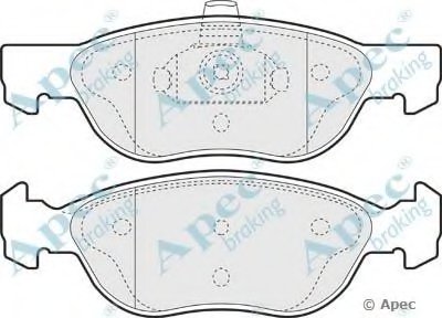 Комплект тормозных колодок, дисковый тормоз APEC braking купить