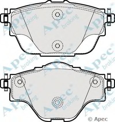 Комплект тормозных колодок, дисковый тормоз APEC braking купить