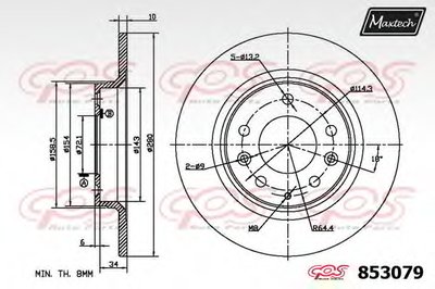 Тормозной диск R+ (Regular Plus) MAXTECH купить