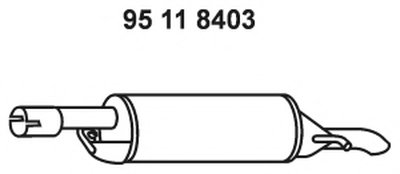 Глушитель выхлопных газов конечный EBERSPÄCHER купить