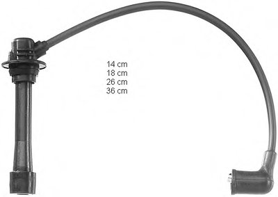 Комплект проводов зажигания BERU купить