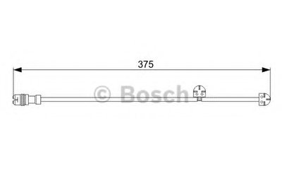 Датчик износа тормозных колодок (передних) (R) Porsche 911 (997) 04-08 (L=375mm)