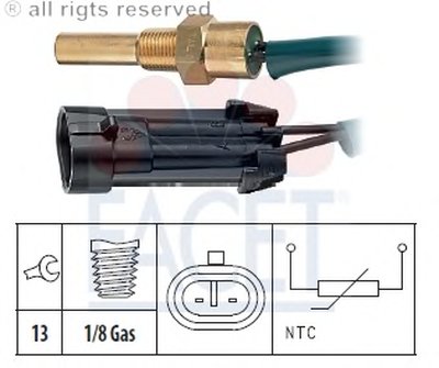 Датчик, температура охлаждающей жидкости; Датчик, температура охлаждающей жидкости; Датчик, температура охлаждающей жидкости FACET купить