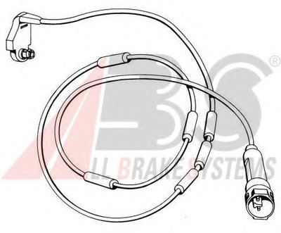 Сигнализатор, износ тормозных колодок A.B.S. купить