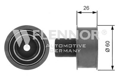 Паразитный / Ведущий ролик, зубчатый ремень FLENNOR купить