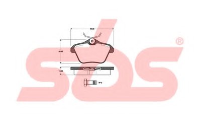 Комплект тормозных колодок, дисковый тормоз sbs купить