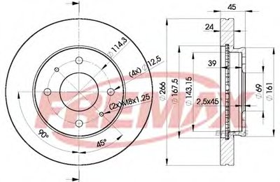 Тормозной диск Premium Carbon + FREMAX купить