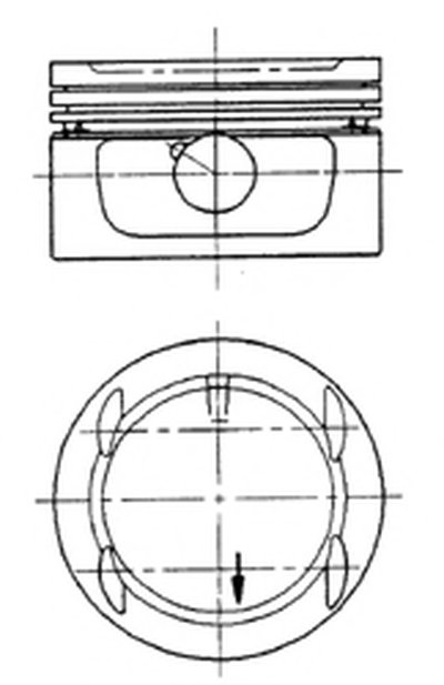 Поршень KOLBENSCHMIDT купить