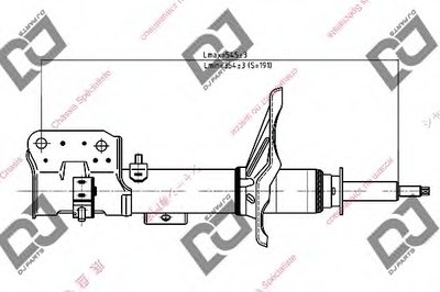 Амортизатор DJ PARTS купить