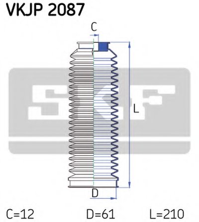 Комплект пылника, рулевое управление SKF купить