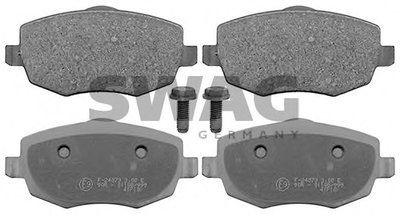 Комплект тормозных колодок, дисковый тормоз SWAG купить