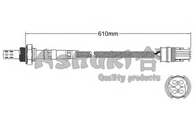 Лямда-зонд ASHUKI купить
