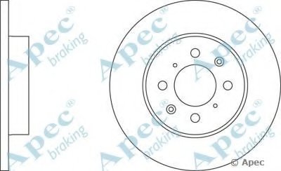 Тормозной диск APEC braking купить