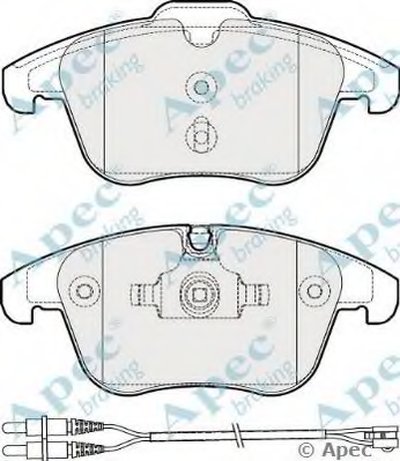 Комплект тормозных колодок, дисковый тормоз APEC braking купить