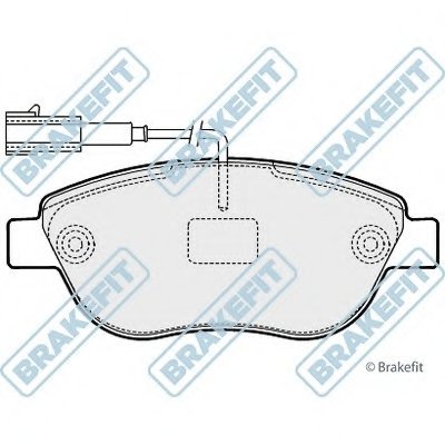 Комплект тормозных колодок, дисковый тормоз Brake Fit APEC braking купить