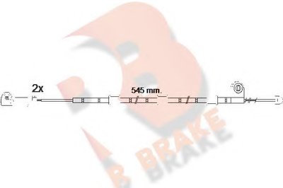 Сигнализатор, износ тормозных колодок R BRAKE купить