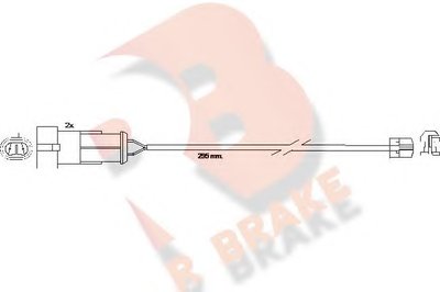 Сигнализатор, износ тормозных колодок R BRAKE купить