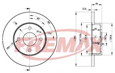 Тормозной диск Premium Carbon + FREMAX купить