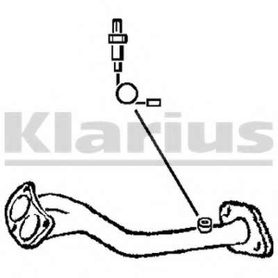 Труба выхлопного газа KLARIUS купить