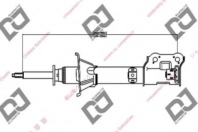 Амортизатор DJ PARTS купить