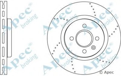 Тормозной диск APEC braking купить