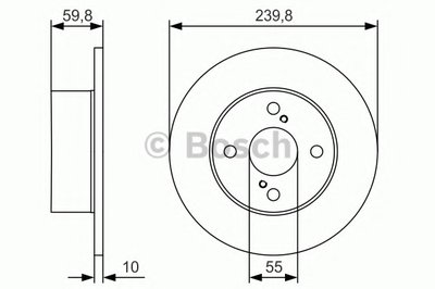 Тормозной диск BOSCH купить