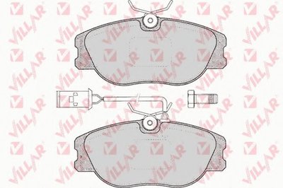 Комплект тормозных колодок, дисковый тормоз VILLAR купить
