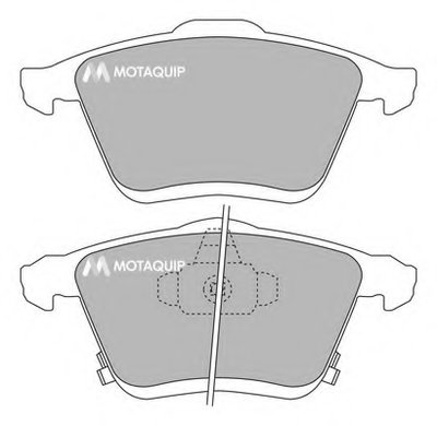 Комплект тормозных колодок, дисковый тормоз MOTAQUIP купить