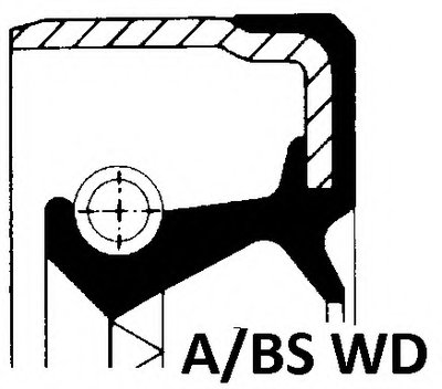 Сальник ступицы (передней) MB C-class (W203/W204) 00-14