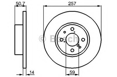 Тормозной диск BOSCH купить
